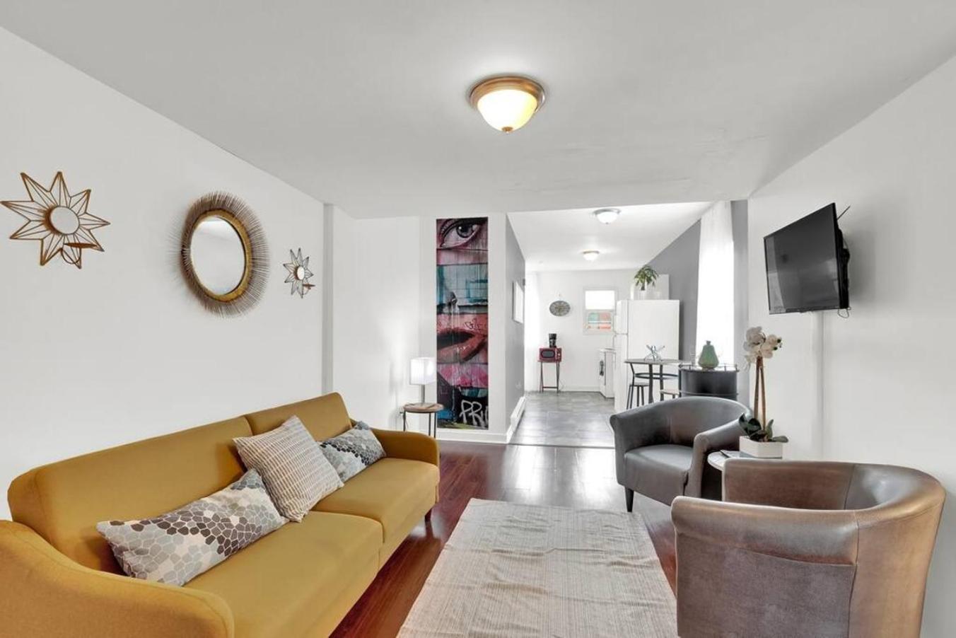 Open Flat By Park & Metro Apartment Philadelphia