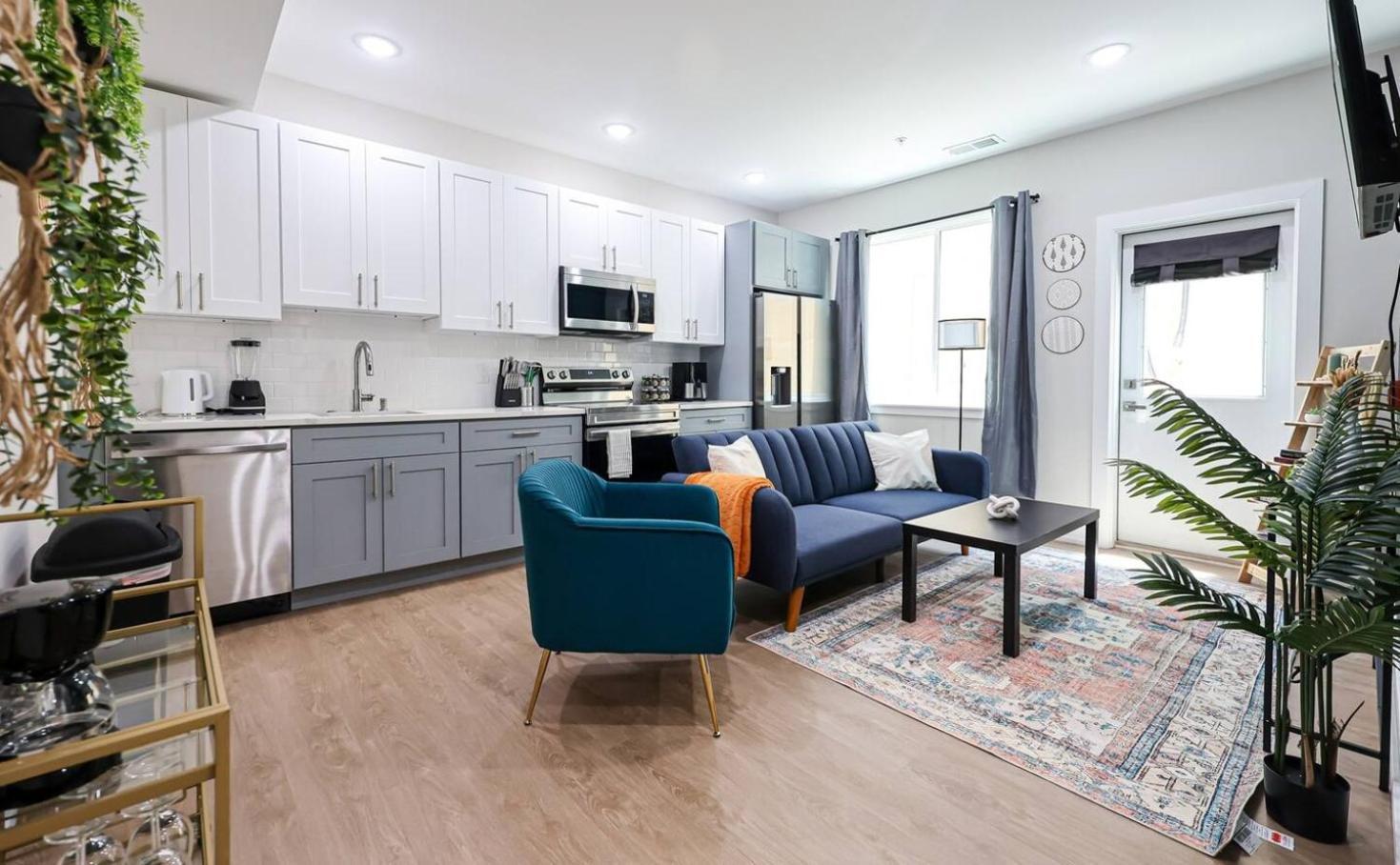 Apartment 1bed 1bath-kingbed,wdfreewifikitchen